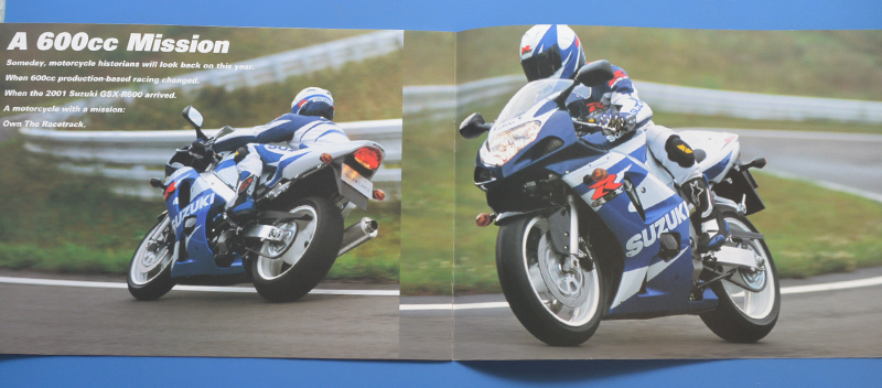 スズキ　GSX-R600　SUZUKI　2001　2000年9月　英語表記　輸出モデル　カタログ【S輸2001-01】_画像4