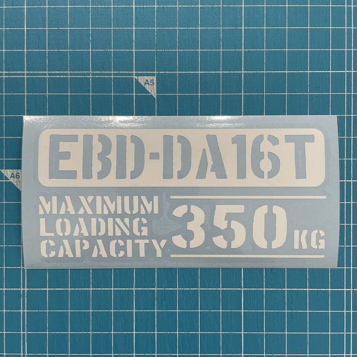 EBD-DA16T maximum loading capacity 350kg sticker white color Setagaya base Suzuki Carry light truck 