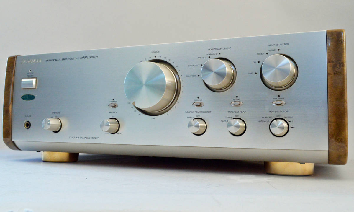 YS977難題☆Sansui Sansui AU  - α907LIMITED集成放大器☆限量2000台生產珍貴！    原文:YS977 難あり品☆Sansui サンスイ AU-α907 LIMITED プリメインアンプ☆限定2,000台生産品 貴重！