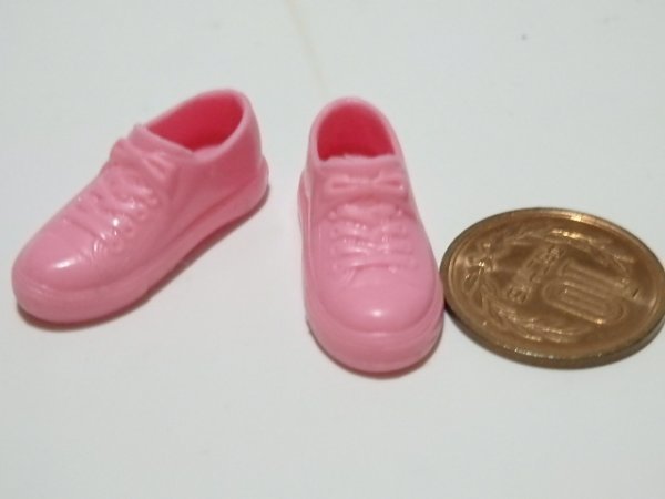 ☆0277☆リカちゃん 小物 靴 ピンク シューズ スニーカー☆ミニチュア ドール 人形の画像1