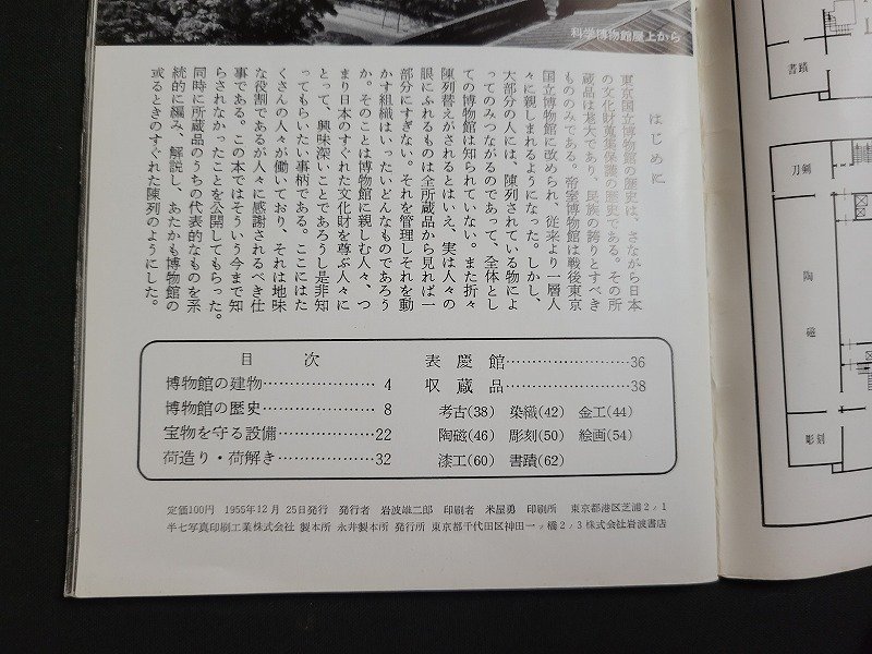 n△　岩波写真文庫172　東京国立博物館　1955年発行　岩波書店　/ｄ65_画像3
