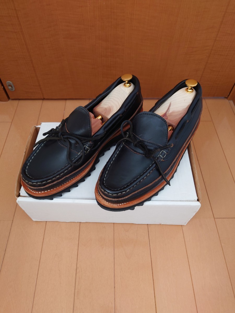 本物の ラッセルモカシン 8.5E シャークソール 8.5インチ - zonediet