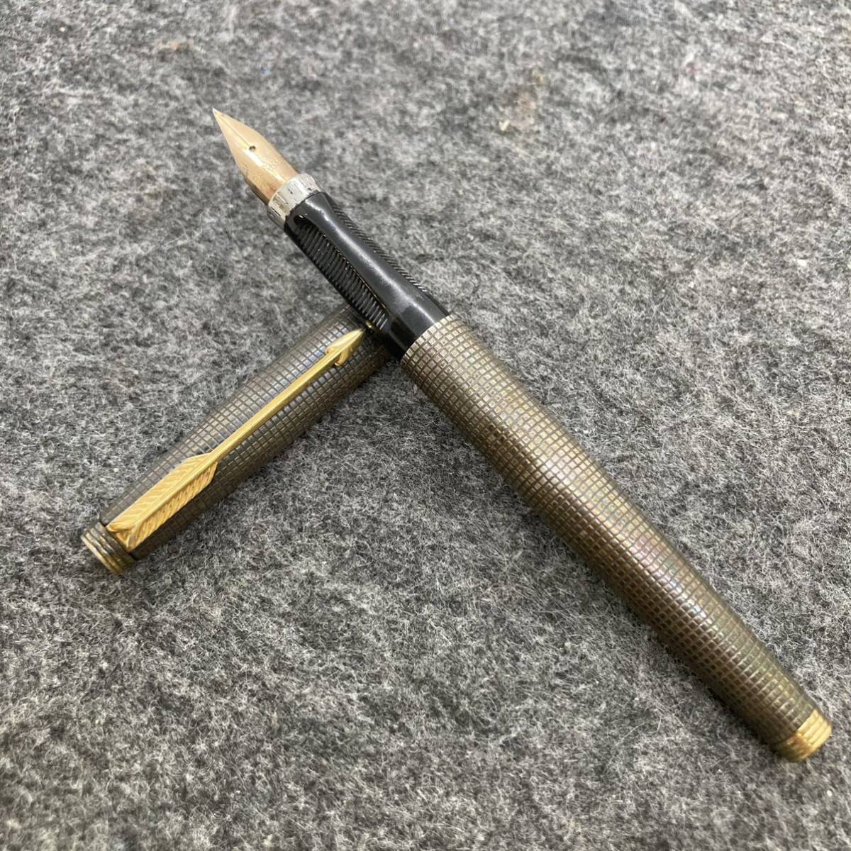 PARKER パーカー 万年筆 75 STERLING CAP & BARREL MADE IN USA