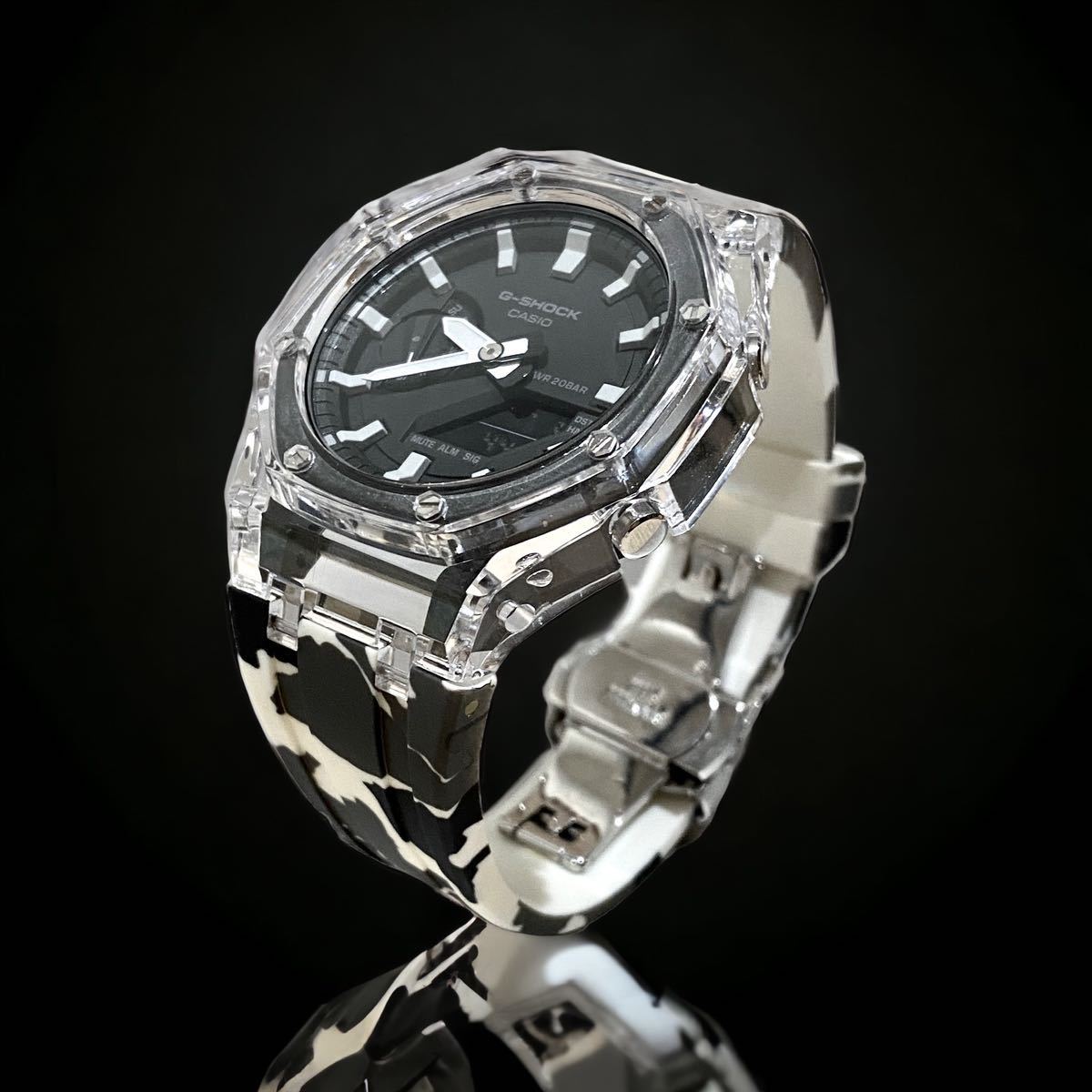 最新 g-shockカスタムG-SHOCK GA-2100用 Gショック ハード