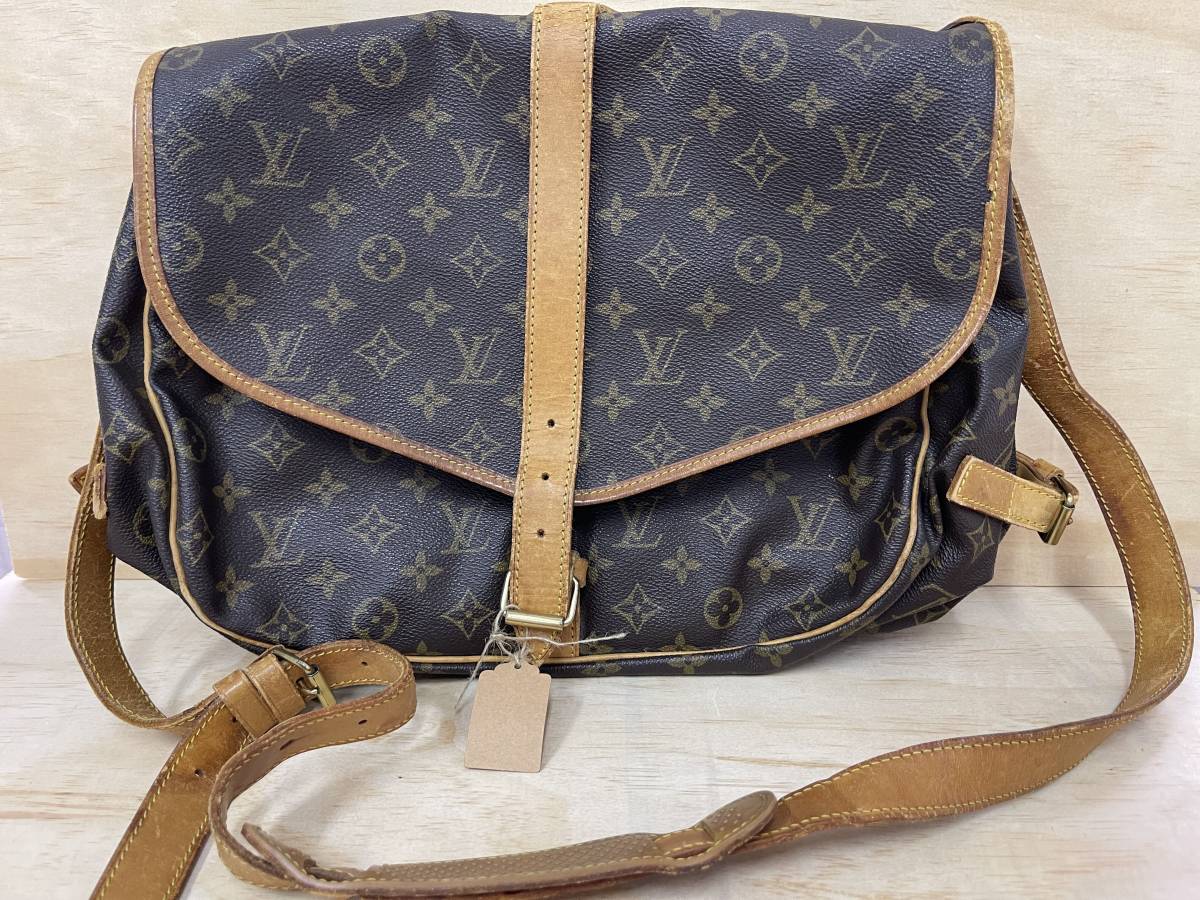 ルイヴィトン LOUIS VUITTON ソミュール35 モノグラム ショルダー