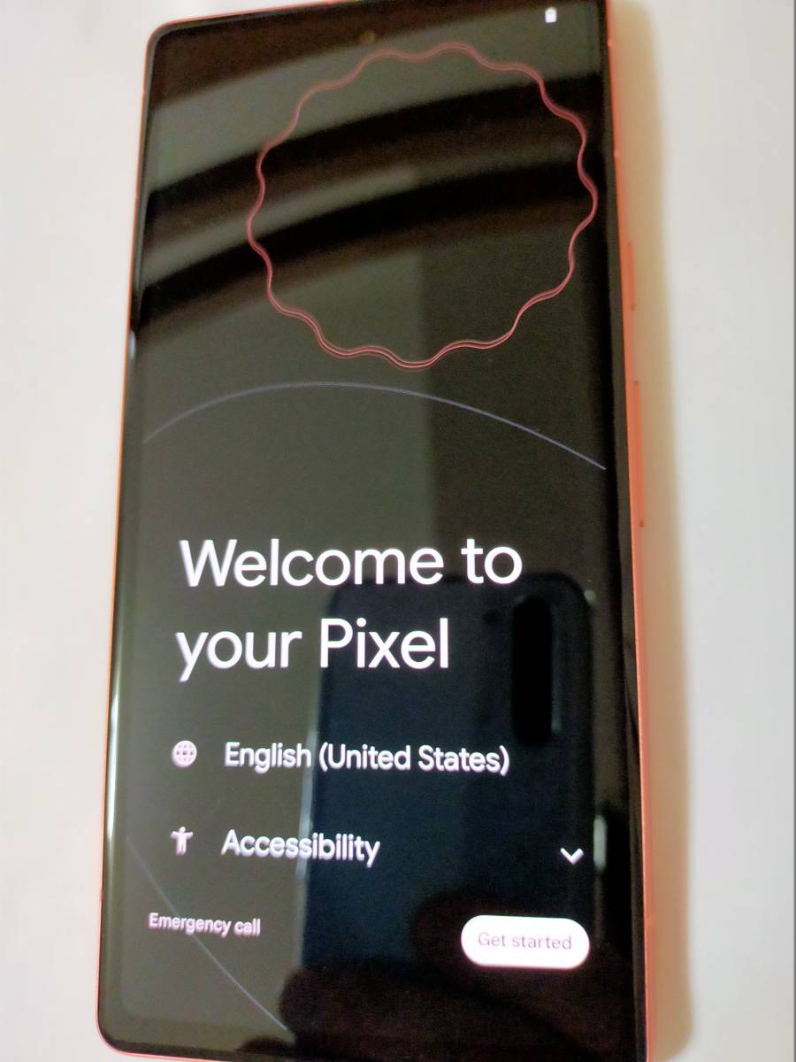 美品 Google Pixel 7a 128GB coral SIMフリー 128gb ドコモ au