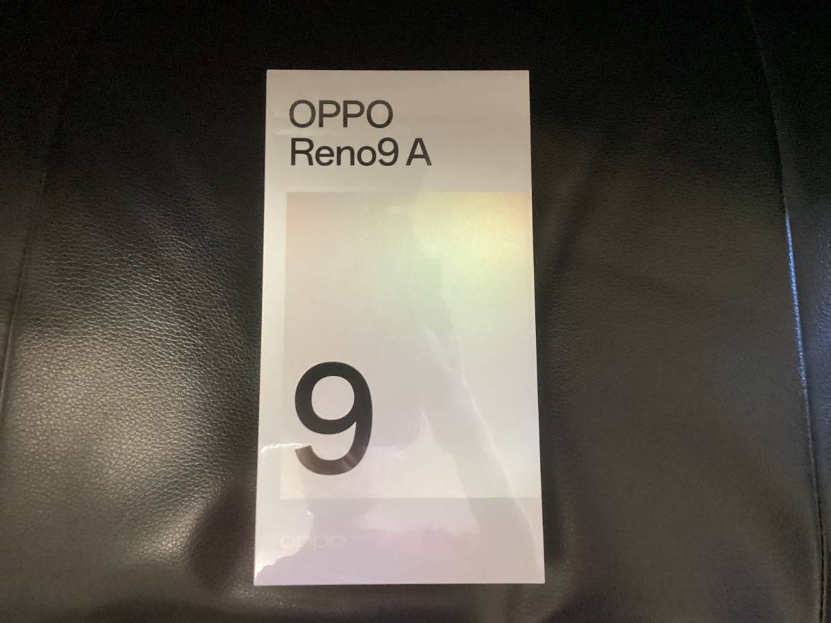 新品・未開封品・SIMフリー OPPO Reno9 A ムーンホワイト 本体 一括