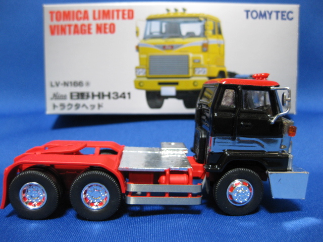 Tomica Limited Vintage Hino HH 341 Talactor Head LV - N 166 a定制銷售交易搜索Ryuma No Truck Nuro Decorator 原文:トミカリミテッド ヴィンテージ 日野 HH341 タラクタヘッド LV-N166a カスタム品 売切り 検索 龍馬號 トラック野郎 デコトラ