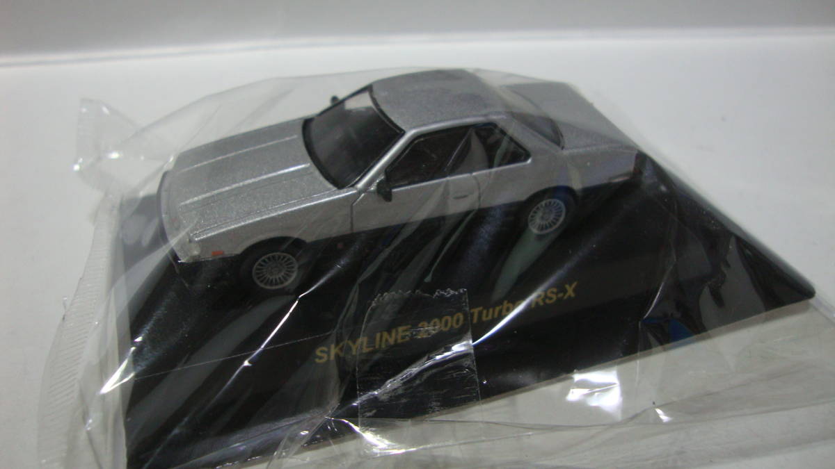 京商 スカイライン ミニカーコレクション NEO 1/64 SKYLINE 2000Turbo RS-X シルバー×ブラック 鉄仮面の画像1