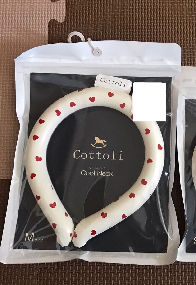 cottoli クールネック ハート柄 Mサイズ|PayPayフリマ