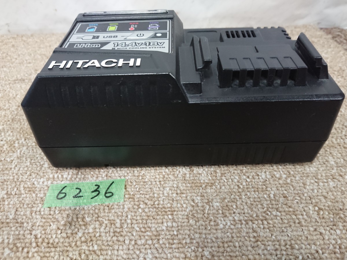 6236 送料520円 日立工機ハイコーキ hikoki 純正品 UC18YSL3 18v 14.4v USB充電 リチウムイオンバッテリー Li-ion 蓄電池_画像4