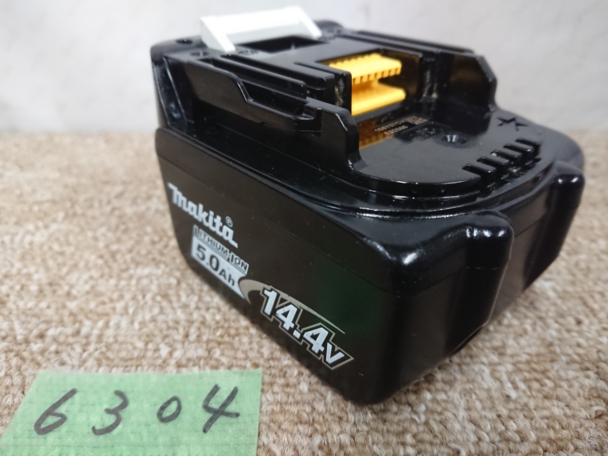 6304 送料520円 マキタ 14.4v 純正品 リチウムイオンバッテリ BL1450 makita Li-ion バッテリー 電動工具 ツールの画像2