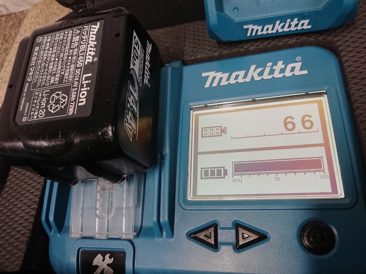 6304 送料520円 マキタ 14.4v 純正品 リチウムイオンバッテリ BL1450 makita Li-ion バッテリー 電動工具 ツールの画像7