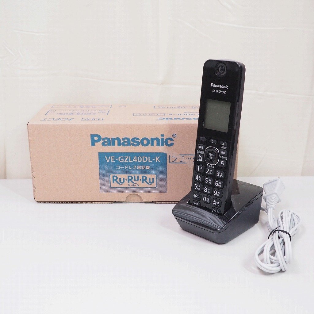 最適な材料 パナソニック VE-GZL40-K 電話機 Panasonic 電話機一般