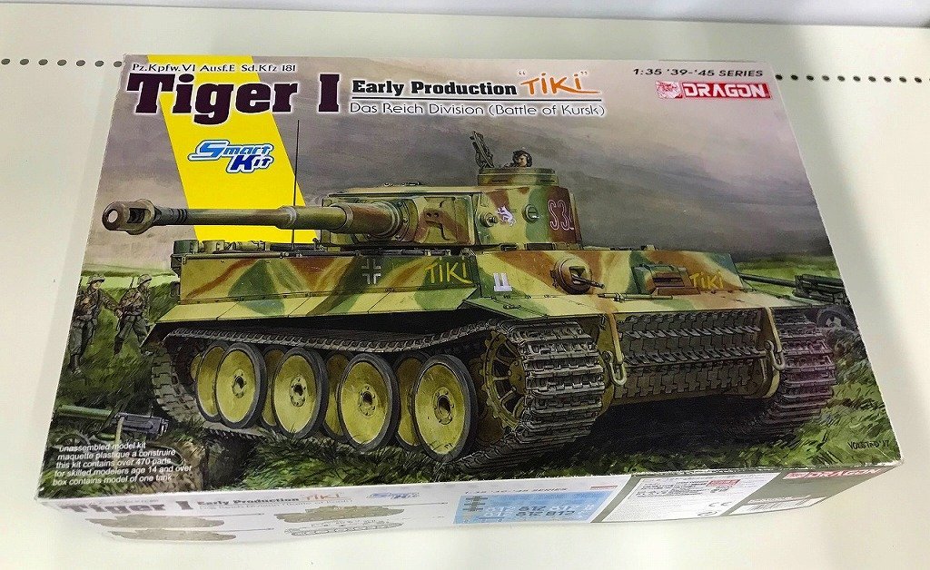 ドラゴン DRAGON 1/35 WW.Ⅱ ドイツ軍 ティーガーI 初期生産型 ダズ・ライヒ師団 “TiKi”(クルクスの戦い) プラモデル
