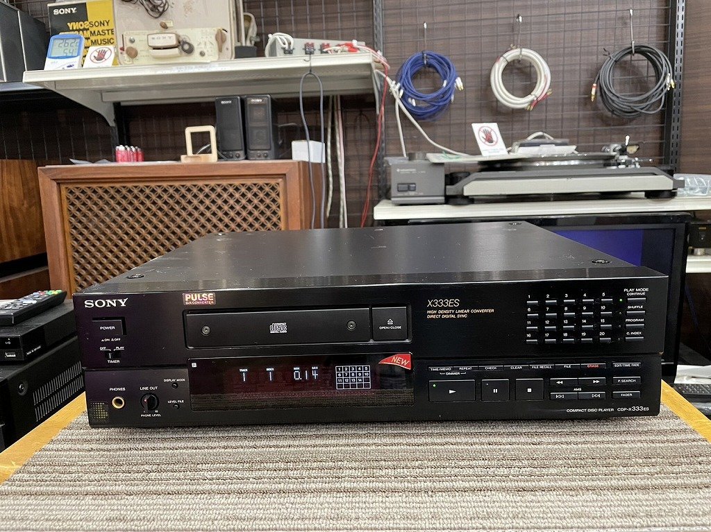 出産祝い ソニー SONY 【動作品】CDプレーヤー CDP-X333ES ソニー