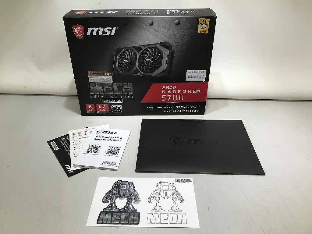 ファッション エムエスアイ msi グラフィックボード RX5700 MECH