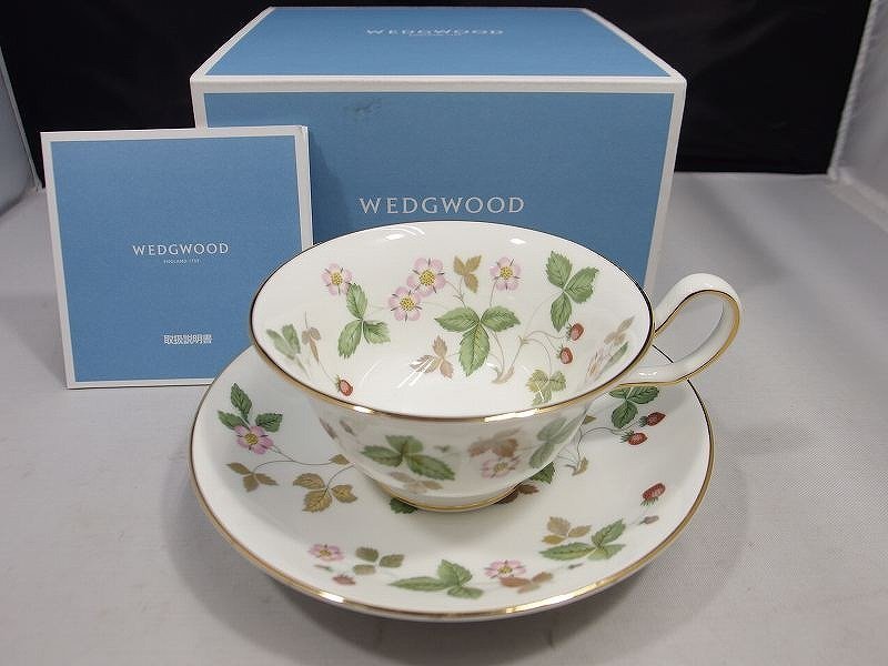 予約】 ウェッジウッド WEDGWOOD ワイルドストロベリー ティーカップ