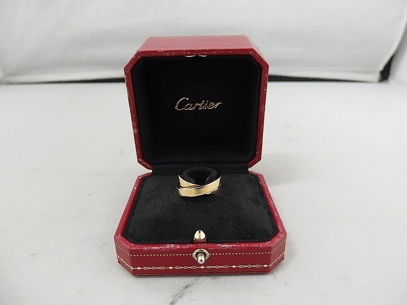 オリジナル カルティエ Cartier パリリング ゴールド K18リング/15.6g