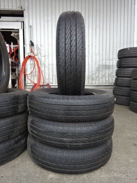 165/80R14　91/90N　ブリヂストン　ECOPIA　R680　中古夏タイヤ４本　(050727）_画像1