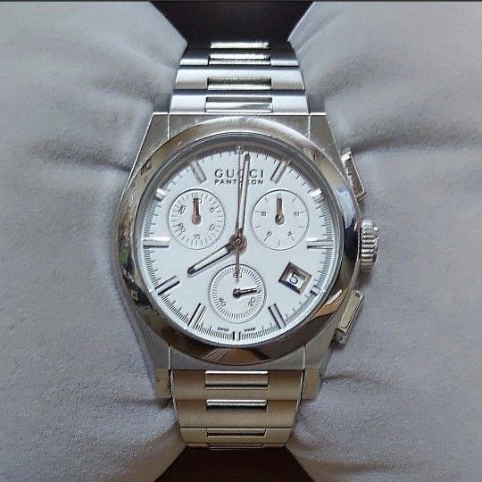 美品　GUCCI　グッチ パンテオン メンズ腕時計 YA115409