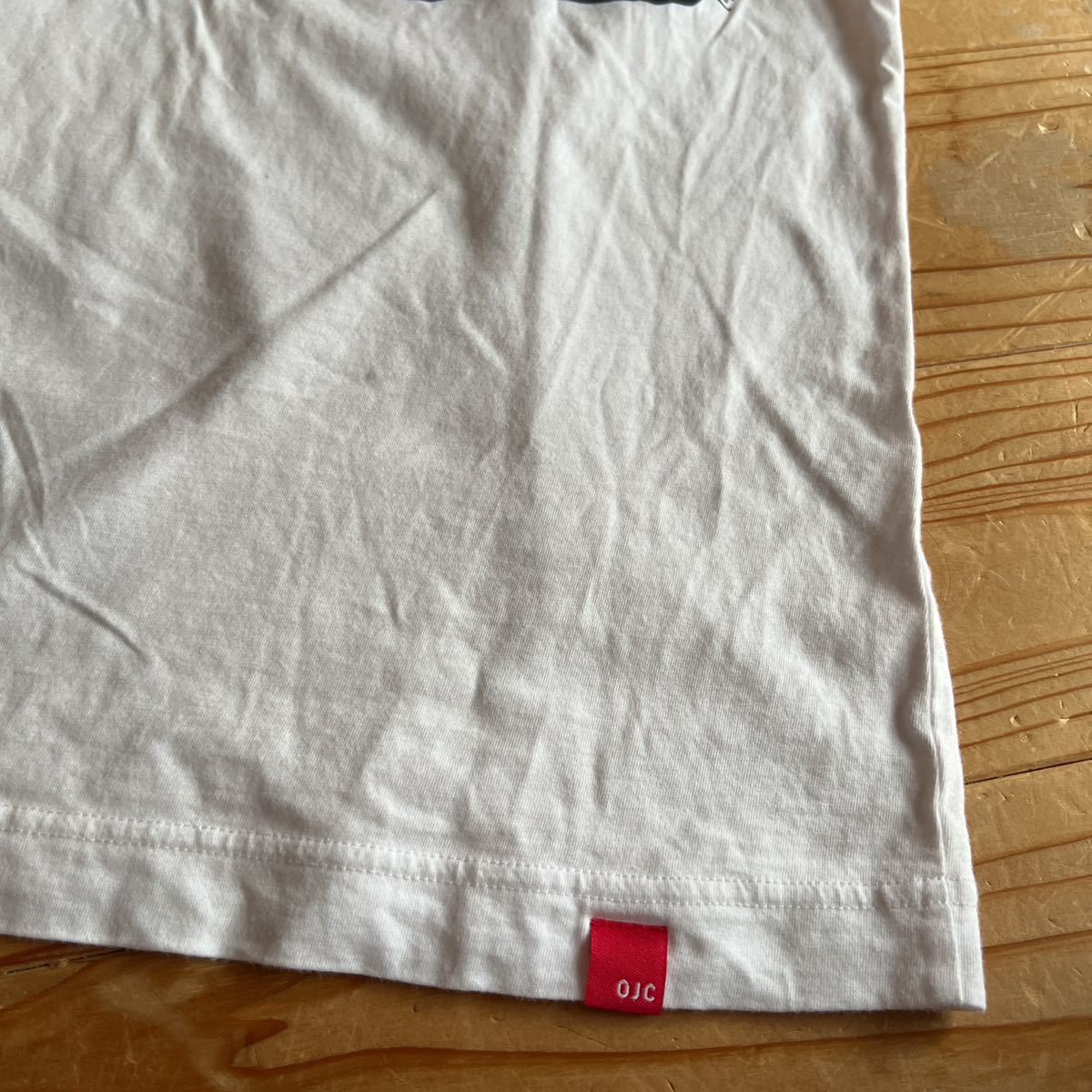オジコ　OJICO 半袖Tシャツ「RAPPANDA」ラッパンダ Lサイズ・カラー/ホワイト　大人サイズ_画像5