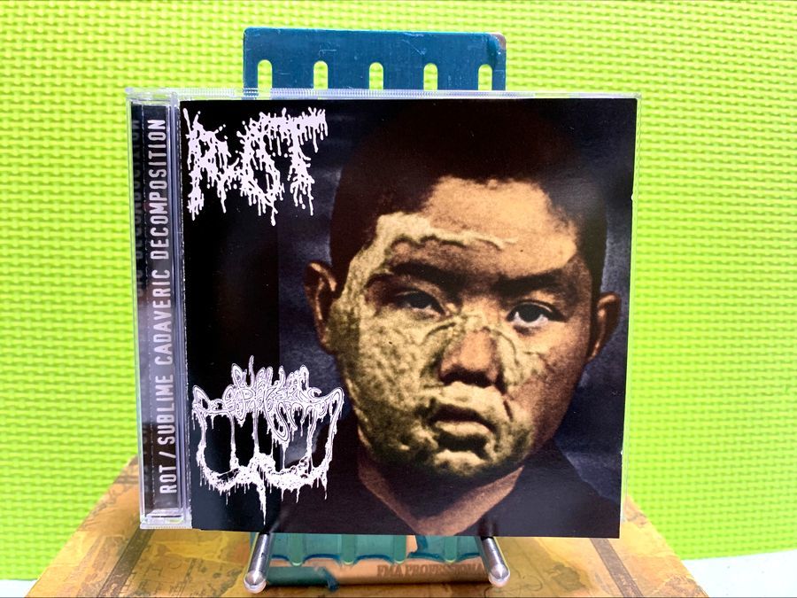 SUBLIME CADAVERIC DECOMPOSITION / ROT Split CD ゴアグラインド gore grind core グラインドコア death metal デスメタル_画像1