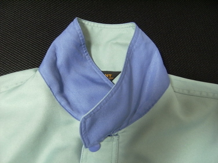 MIGRANT 作業服ブルゾン（若草色）３Lサイズ 750円即決_画像5
