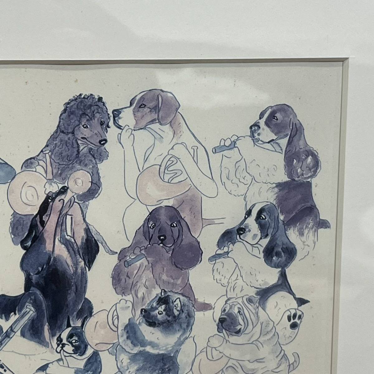 Yahoo!オークション - 山本容子 ヤマモトヨーコ 絵画 犬 ドッグ Yahoo!オークション - 山本容子 ヤマモトヨーコ 絵画 犬 ドッグ