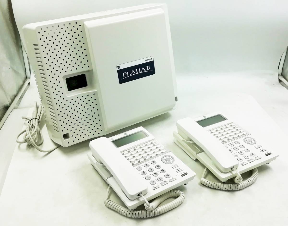 Saxa サクサ 主装置 PT1000ⅡStd 電話機TD820(W)x2台 セット PCB