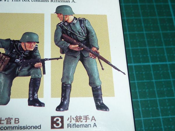塗装済み完成モデル☆1/35 ドイツ歩兵突撃チーム 3 小銃手A タミヤ