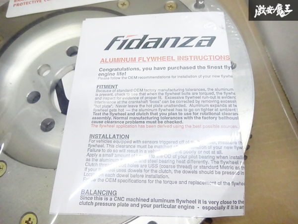 未使用 Fidanza フィダンツァ ミニ MINI RA16 クーパー ビレット アルミニウム フライホイール 177001 即納 在庫有 棚15-2_画像5
