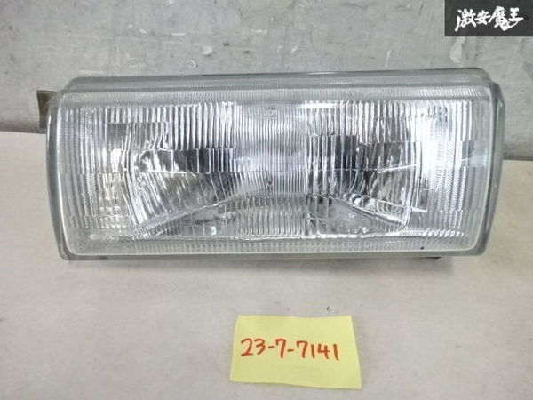  Nissan NISSAN original FB12 B12 series Sunny previous term halogen head light left side left passenger's seat side glass lens crack less IKI 1187 immediate payment stock have shelves 10-4