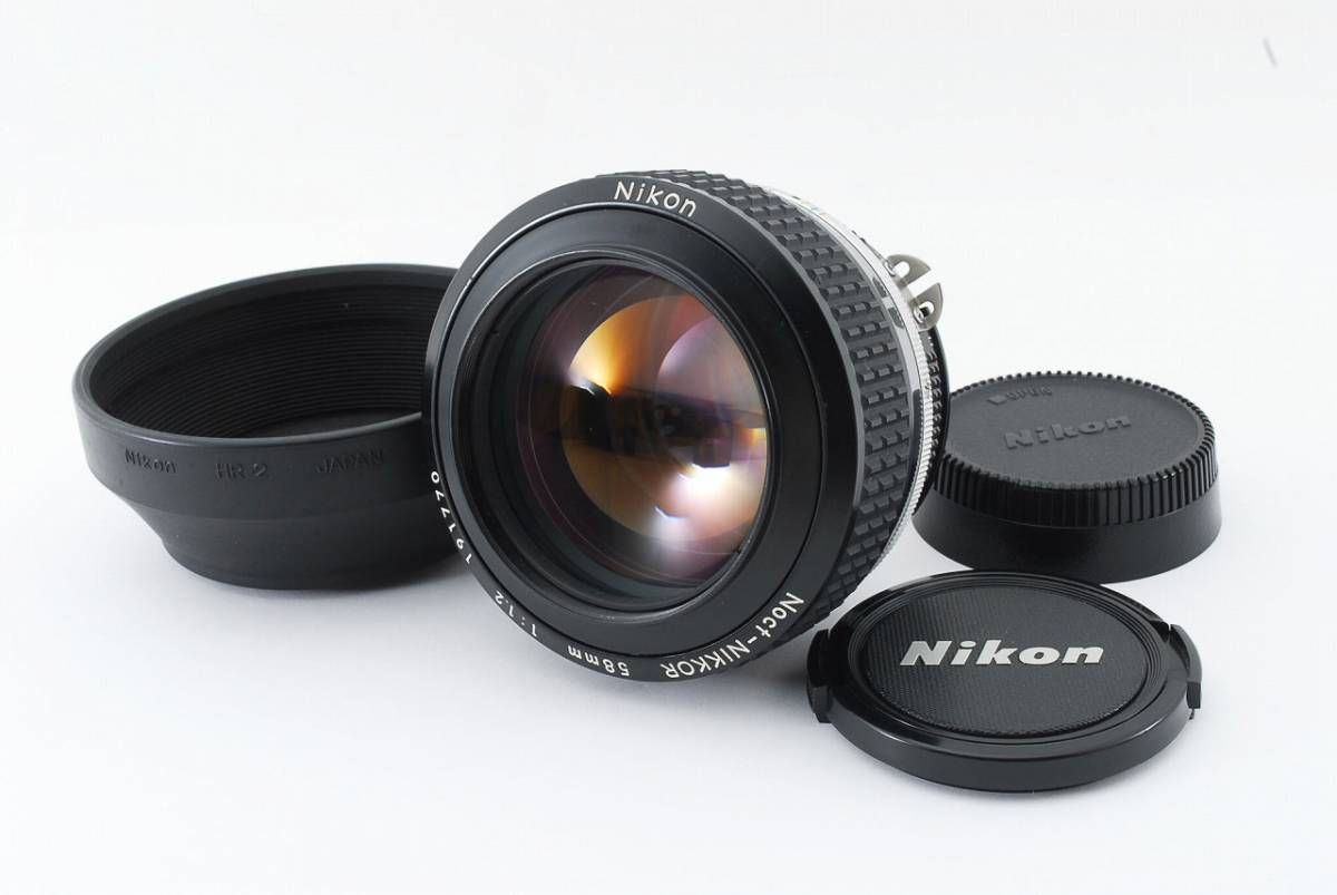 素晴らしい 13731 OH済 ニッコール ノクト ニコン F1.2 58mm Nikkor Noct Nikon 新同品 ニコン