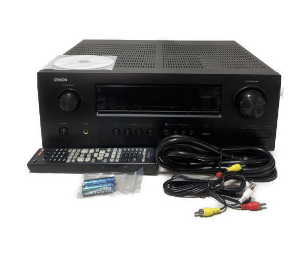 完動品 美品 Denon AVサラウンドレシーバー 7.1ch ブラック AVR-1912-K 貴重 レア ヴィンテージ