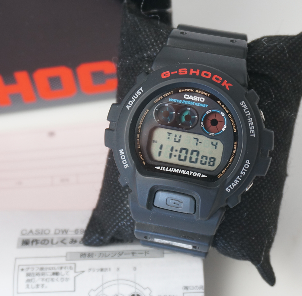 激安先着 CASIO カシオ G-SHOCK DW-6900 ブラックカラー 腕時計 その他