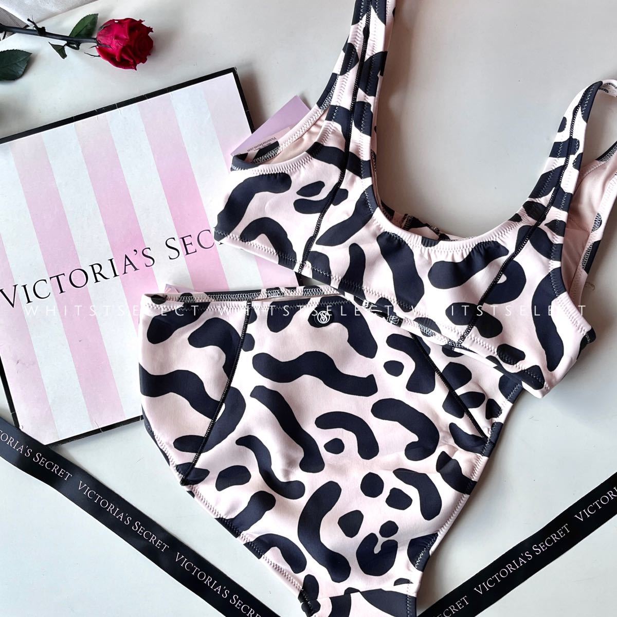 【サイズＸＳ】ビキニセット レオパード Victoria's Secretヴィクトリアシークレット 水着ビキニ 水着 上下セット