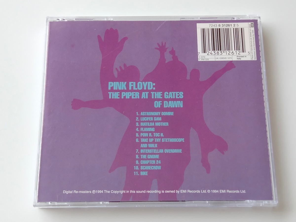 【94年REMASTER希少イタリア盤】Pink Floyd/ The Piper At The Gates Of Dawn CD EMI ITALY 724383126125 夜明けの口笛吹き,ピンクフロイド_画像2