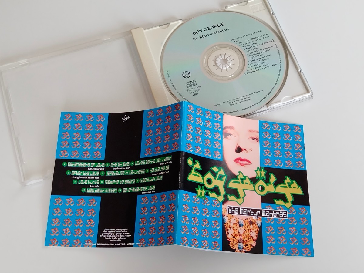 Boy George(Jesus Loves You) / The Martyr Mantras 日本盤CD VJCP23188 93年盤,Culture Club,ボーイ・ジョージ,Paul Oakenfold,_画像3