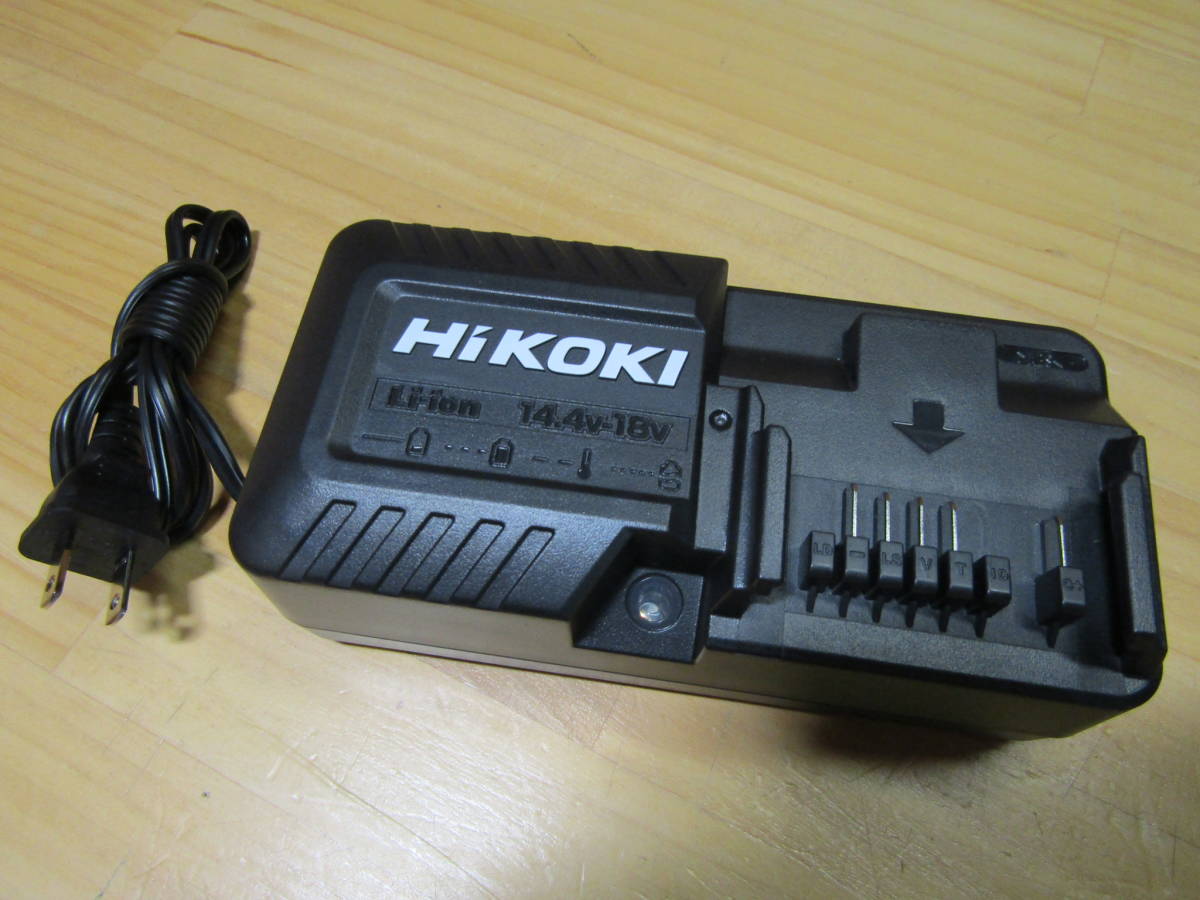 Y送料無料◇002【HiKOKI ハイコーキ】14.4V コードレス インパクトドライバー FWH 14DF(2GB) バッテリー2個付 パープル ブラック_画像5