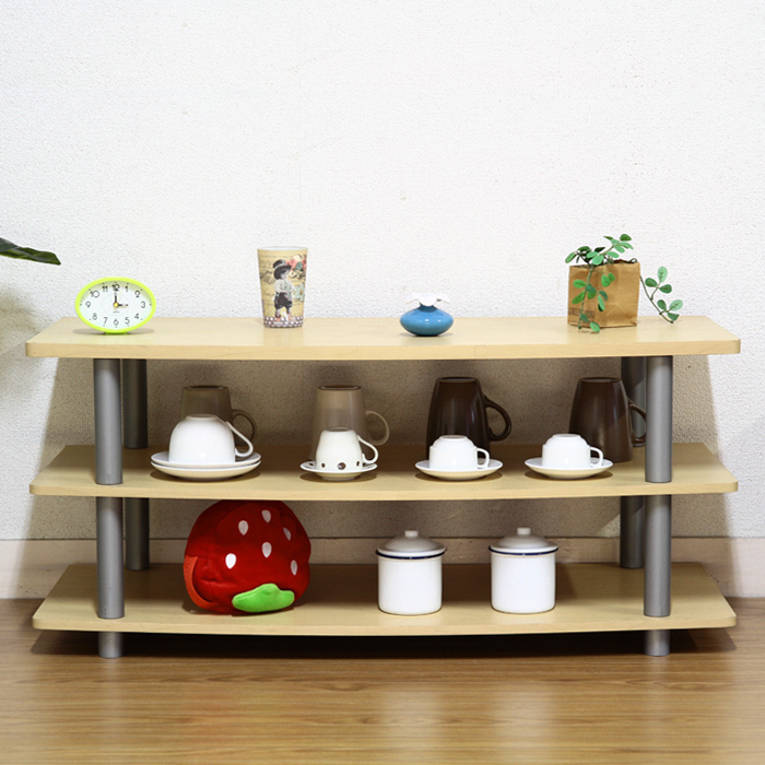 テレビラック 収納 TVラック AV機器収納 ゲーム テレビボード リビング TV フリー ラック テレビ臺 ナチュラル M5-MGKFGB00193NA