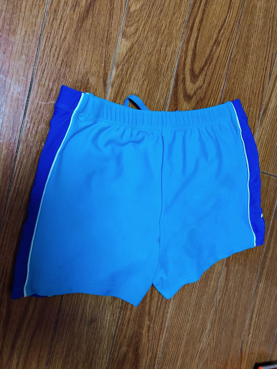  man swimsuit short pants light blue 110cm beautiful goods 