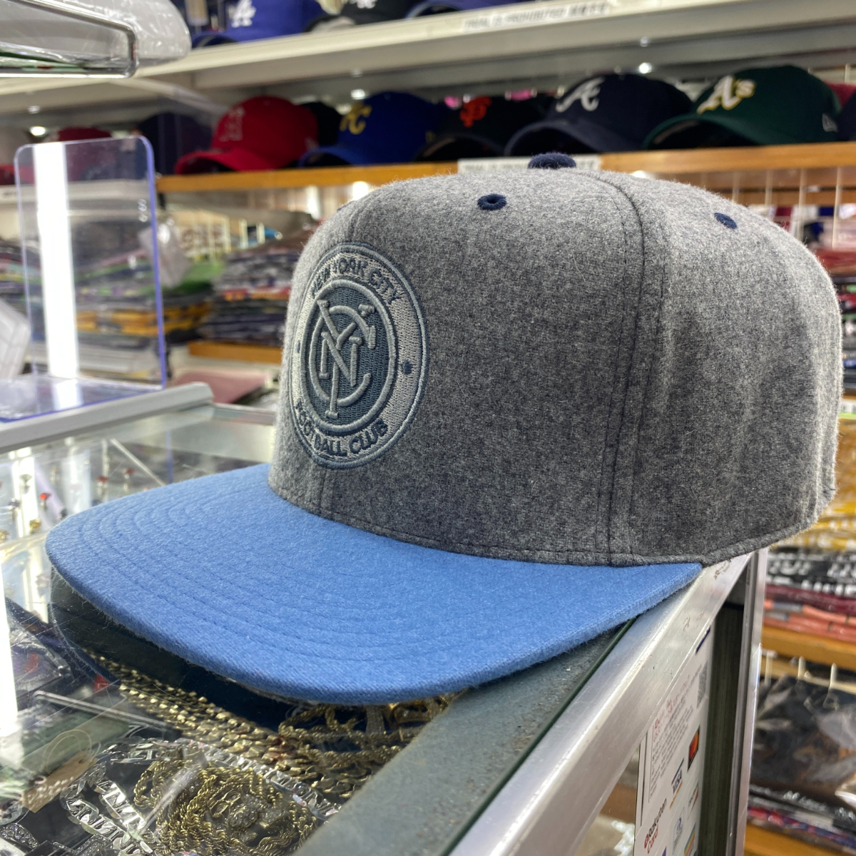 USA正規品 Mitchell ＆ Ness ミッチェル＆ネス MLS メジャーリーグサッカー スナップバックキャップ NYCFC ニューヨークシティFC (mls9)