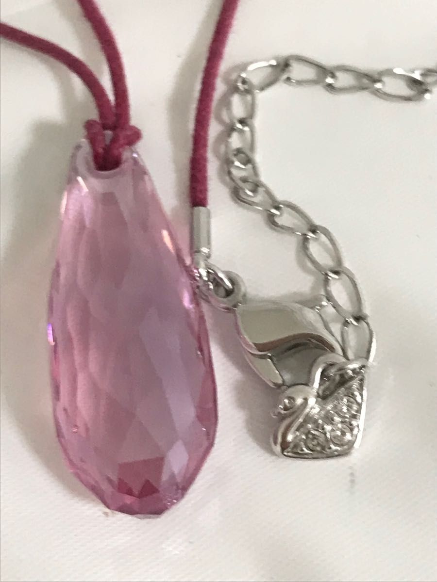 【良品】SWAROVSKI スワロフスキー クリスタル ネックレス ペンダント