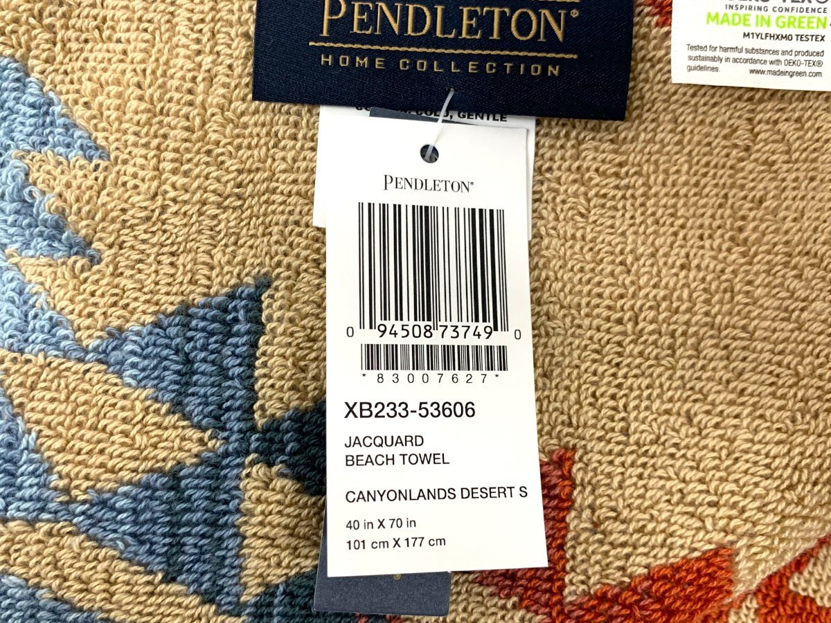 PENDLETON (ペンドルトン) Oversized Jacquard Spa Towel タオルケット ビーチタオル ブランケット XB233-53606 アウトドア 雑貨/036_画像8