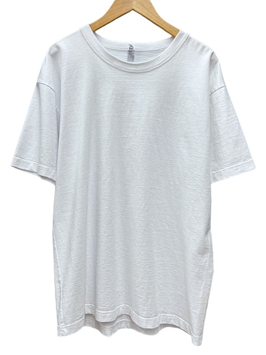 LOS ANGELES APPAREL (ロサンゼルスアパレル) Binding Garment Dye T-Shirt (別注) 無地 Tシャツ 1203GD L オフホワイト メンズ/028_画像1