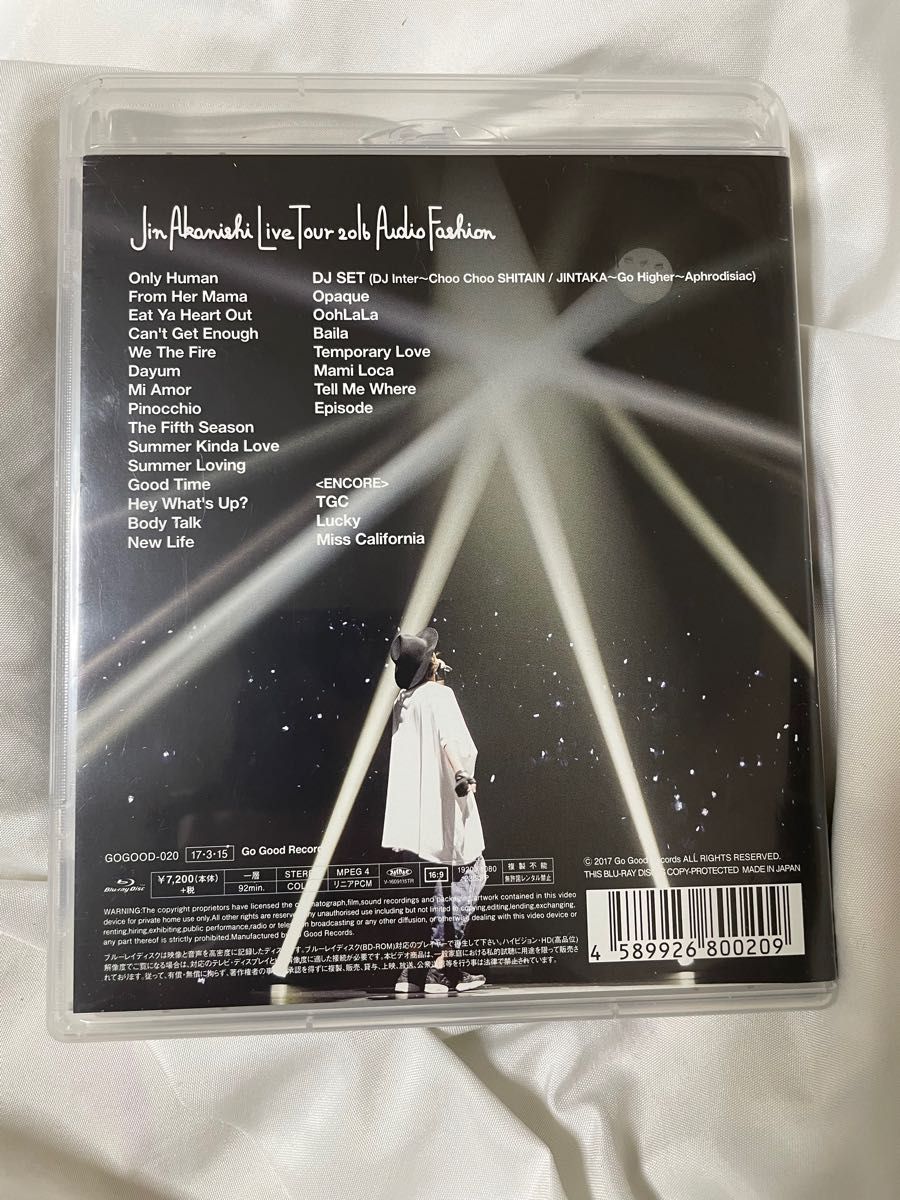 赤西仁 Jin Akanishi Audio Fashion Blu-ray