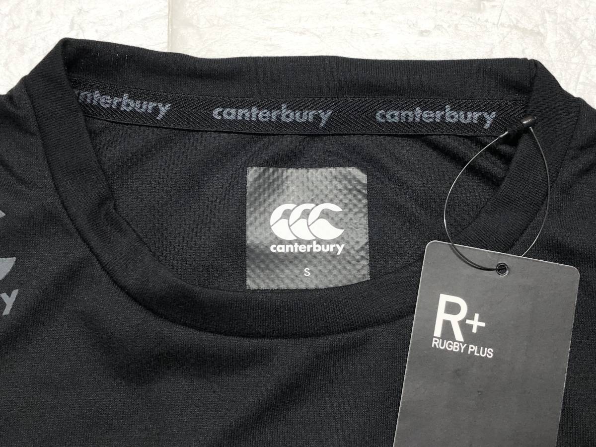 ○★新品未使用　CANTERBURY（カンタベリー）　ラグビー日本代表　ワークアウト長袖Tシャツ　S　ブラック★○_画像4