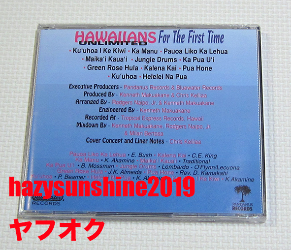 ハワイアンズ・アンリミテッド HAWAIIANS UNLIMITED CD FOR THE FIRST TIME ハワイ HAWAII_画像2