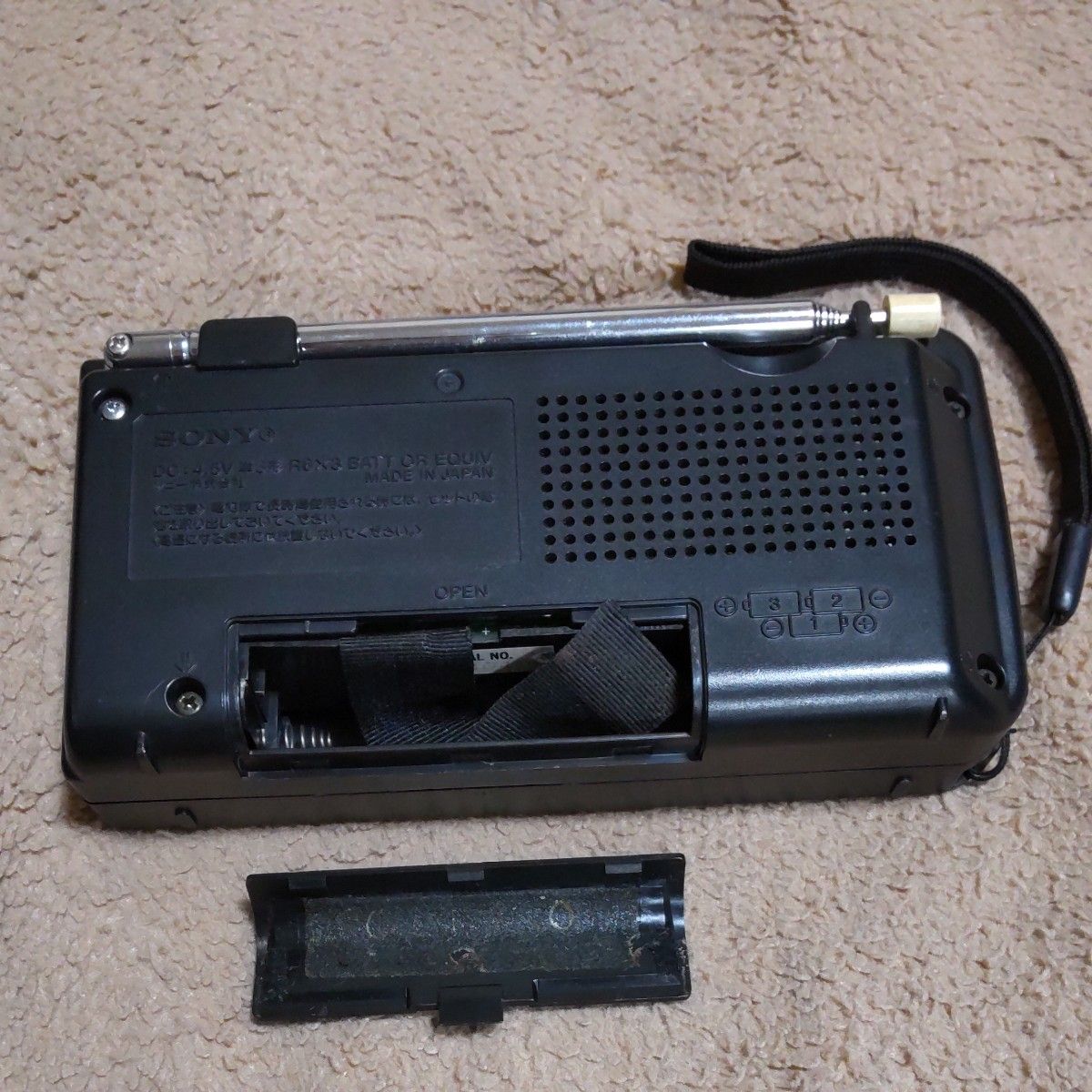 希少!SONY ラジオNIKKEI AMハンディーポータブルラジオ ICR-N20 ※未